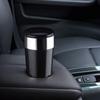 Car Ashtray with Lid Cigarette Ashtray with LED Light Mini Car Trash Can Smell Proof with Double Smoke Hole for Outdoor Travel