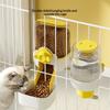 Dog Cage Hanging Water Bottle Pet Large Capacity Candy Color Hanging Cage Water Dispenser Dog Cat Automatic Feeder Accessories