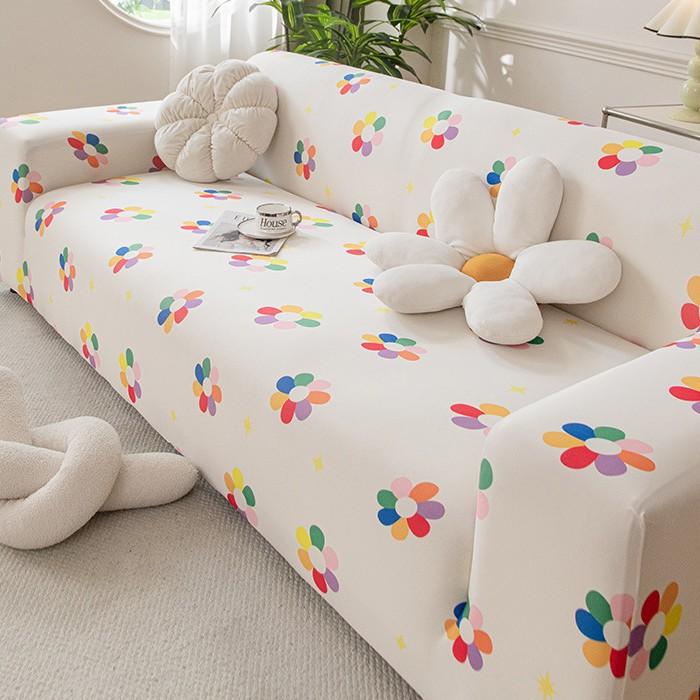 Summer New Ice Silk Cool Feeling Sofa Cover All Purpose Set High End Anti Slip Seat Cushion Mat Sofa Cover