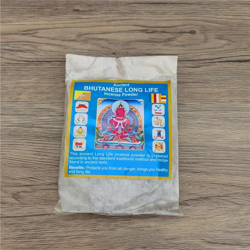

Бутанский порошковый ладан Древняя формула Натуральное растение Чисто ручная работа Порошок для дыма Храм Буддийский Гостиная Ладан Bhutanese powder-8