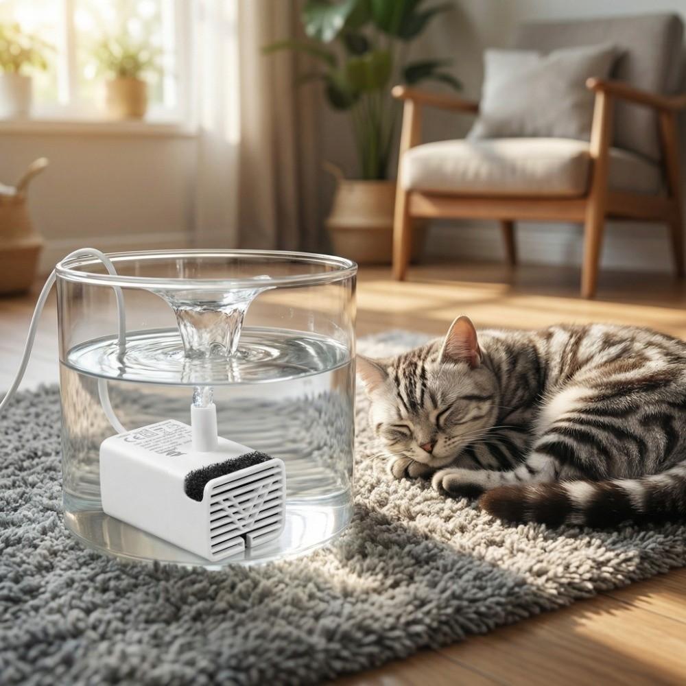 DC 5V Cat Fountain Pump Ultra Quiet Replacement Pump Pet Water Pump  Dog Water Fountain