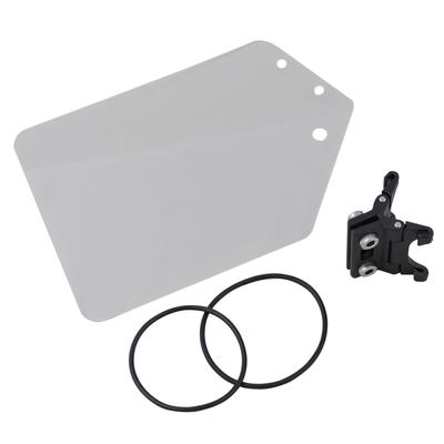 NOGUCHI Bib Plate Stay Set Seat Stop Type Compatible with Aero Post 106202 & [Clear]