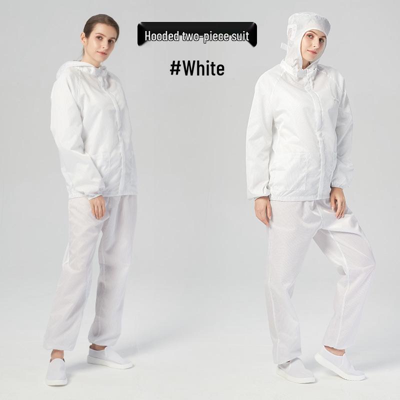 Anti-Static Cleanroom Suit: One-Piece Dustproof Protective Full-Body Workwear