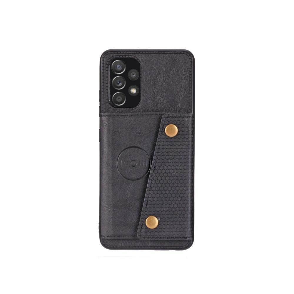 For Samsung Galaxy A04 A04S A05 A05S A12 A13 A15 A22 A22S A32 A33 A34 A52 A52S A53 A54 A72 A73 4G 5G Case Card Slot Cover Magnetic Car Mount