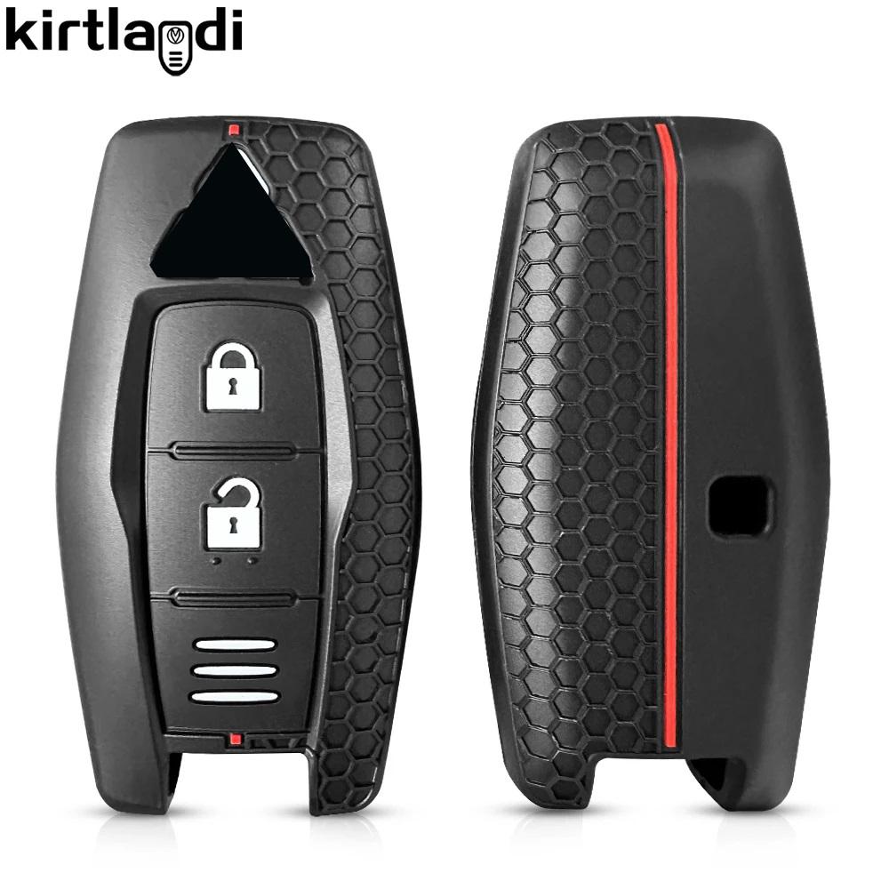 silicone key cover case shell for Mitsubishi Outlander 2022 2023 3 Bottons remote smart key holder car keychain protection