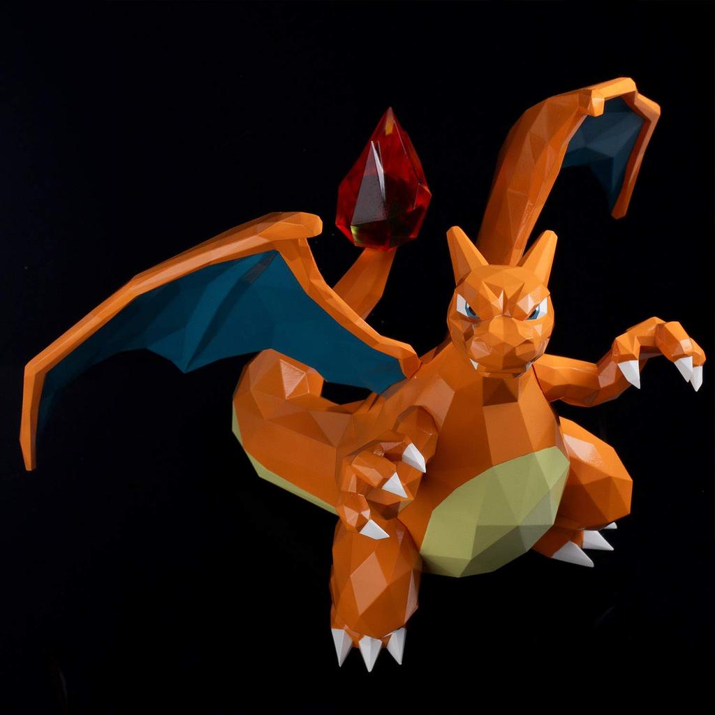 POLYGO Pokemon Charizard ABS Painted Movable Figure Sentinel Non-scale