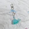 Multicolor Resin Whale Keychain Stylish Beadwork And Decoration Gift For Her