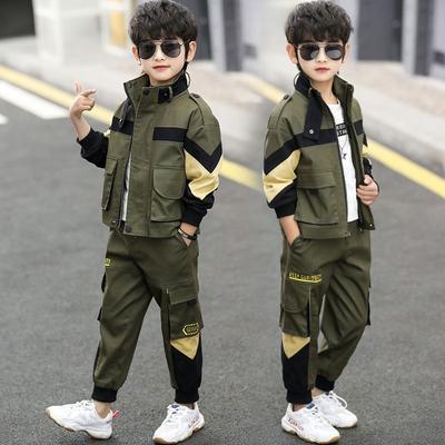 Tracksuit Boy Sets Children Boys Jacket and Pants Outfit Junior Kids