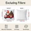 1Pc Christmas Decorative Pillowcase - Designed With Christmas Trees, Wreaths, Gifts, And Gnome Patterns, This Soft Holiday Decor