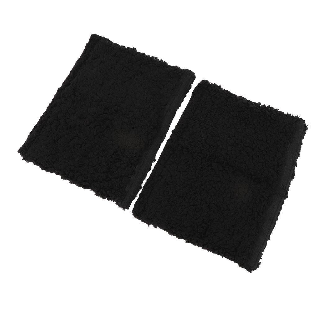 2pcs Chair Armrest Pad Sheepskin Fleece Armrest Cushion Comfortable Chair Armrest Pad for Transport Chairs Office