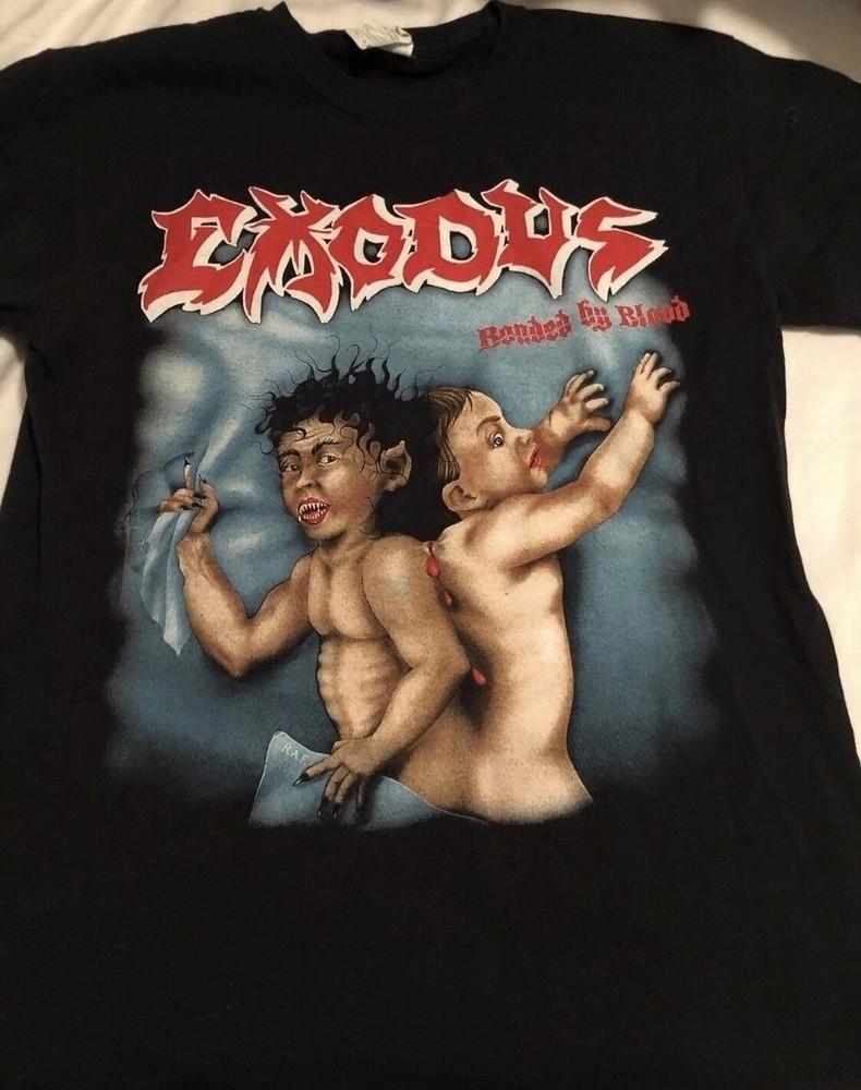 

Exodus Bonded by blood Classic Style unisex metal band Tshirt Reprint Unisex T-Shirt XXL