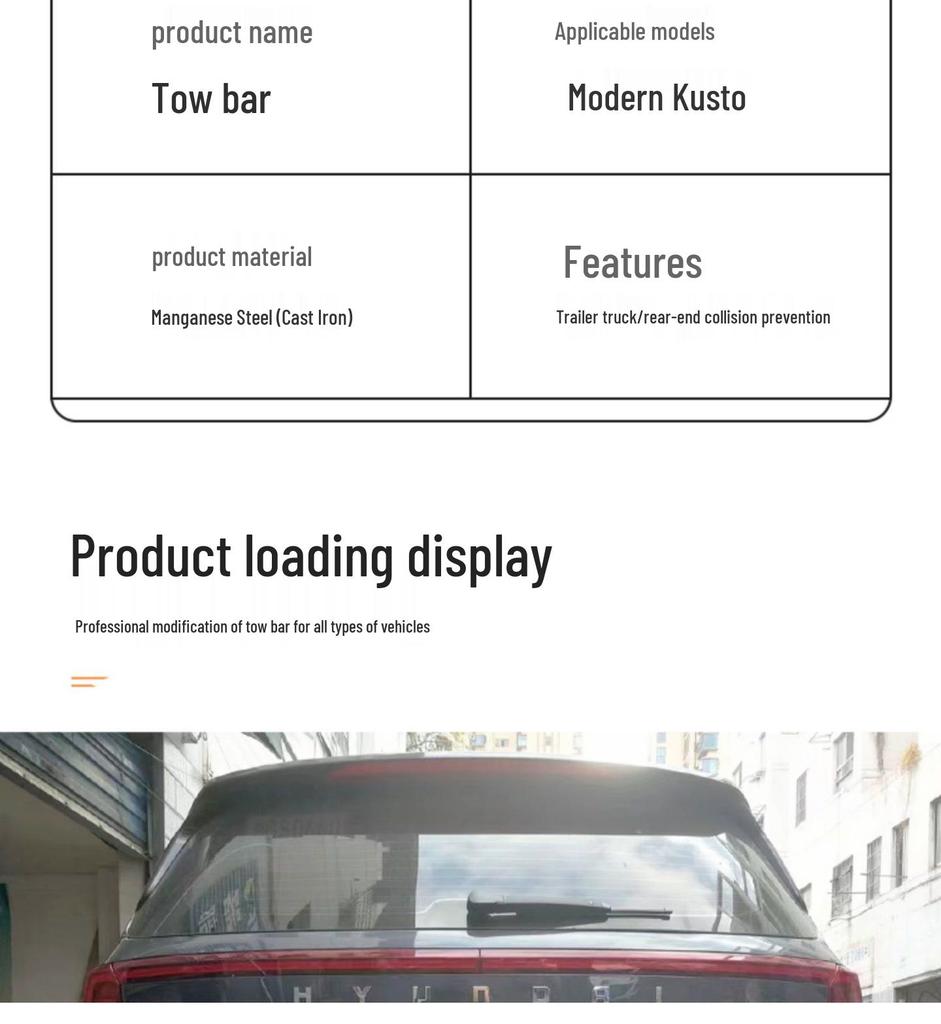 Modern Kustu Trailer Hitch for Modification & Rescue