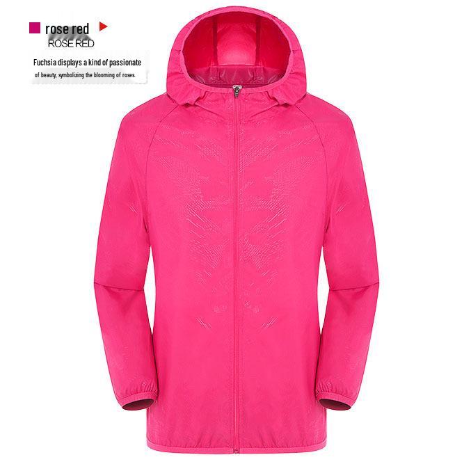 Men’s and Women’s Lightweight UV Protection Jackets – Windbreaker for Outdoor Activities, Fishing, and Advertising with Custom Logo.