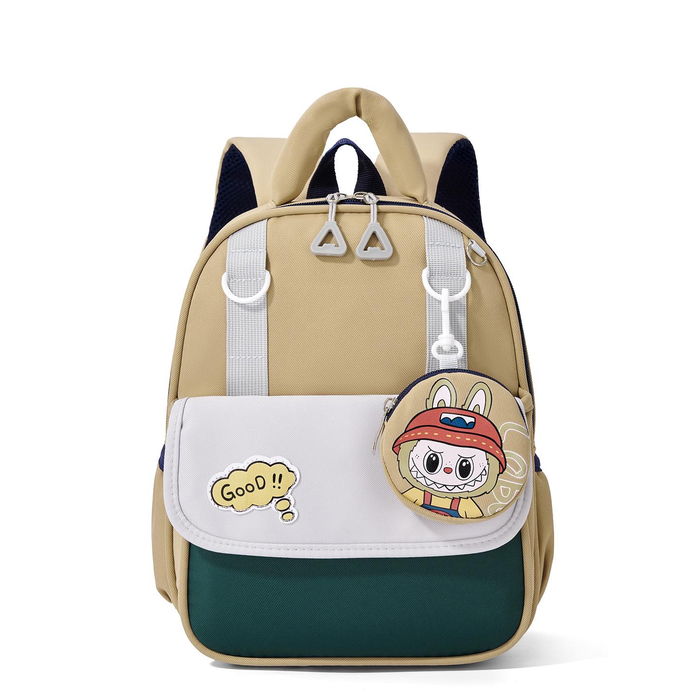 

Cartoon Anime Backpack for Kindergarten Children Aged 3-6 Boys and Girls серый