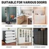 Magnetic Cabinet Catches Door Stop Self Adhesive Invisible Hidden Magnet Latches for Closet Furniture Cupboard Drawer Kitchen Door Closer