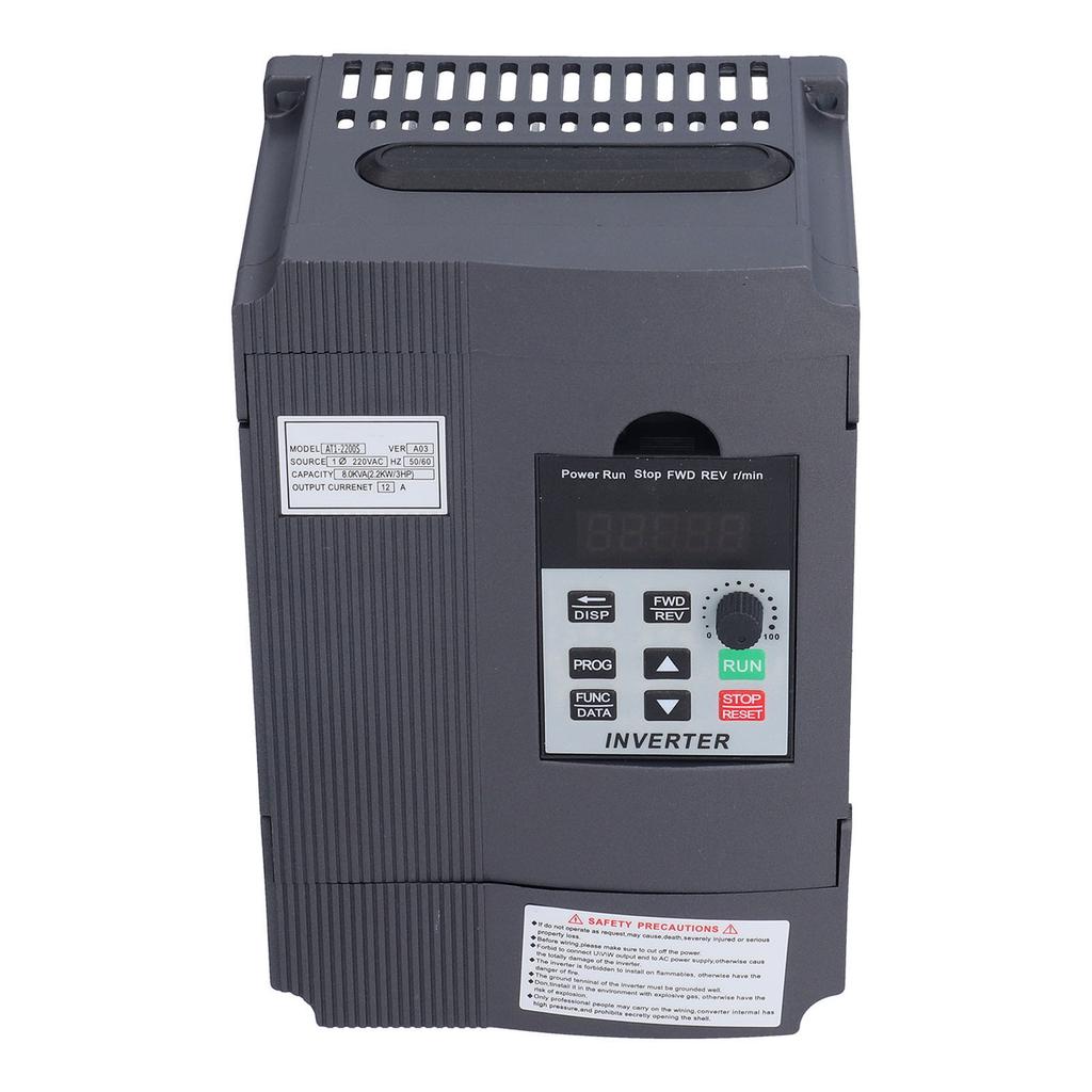 Variable Frequency Drive Converter Single Phase 1 In 3 Out Controller AC 220V for Motor CNC