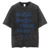 Sardines Can Graphic TShirt Washed Cotton Men Women Vintage Acid Wash Retro Streetwear Short Sleeve Fish Graphic Tee Shirt