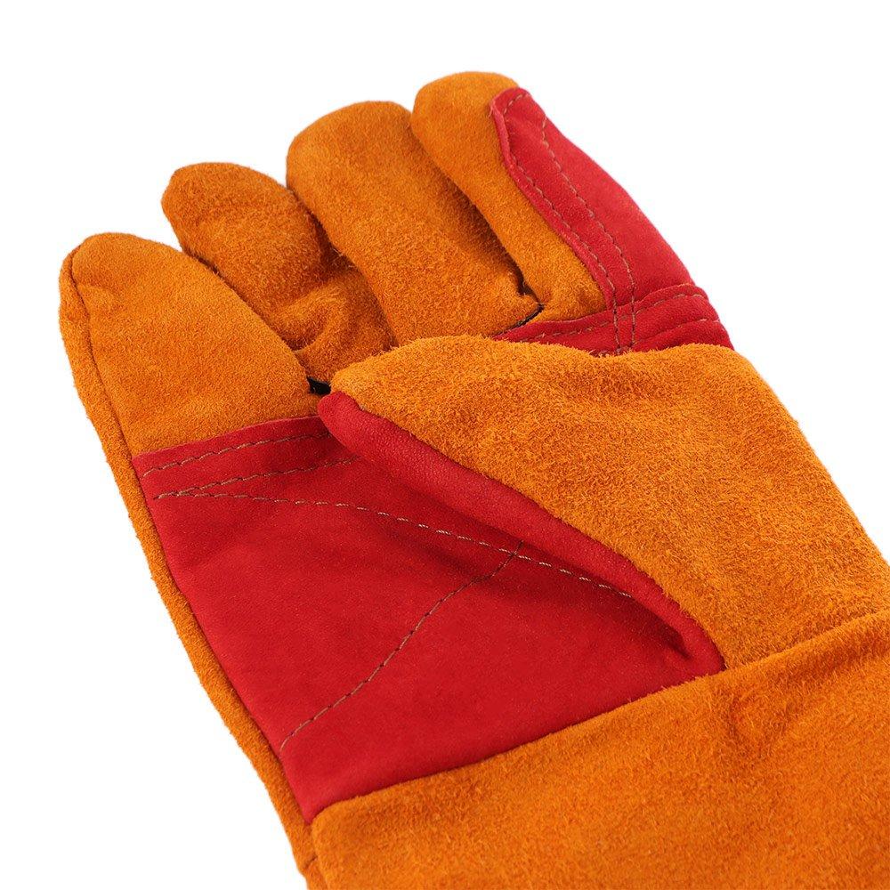Comfortable Work Safety Gloves Flexible Long Sleeves Barbecue Gloves Outdoor Welding Gloves Farms