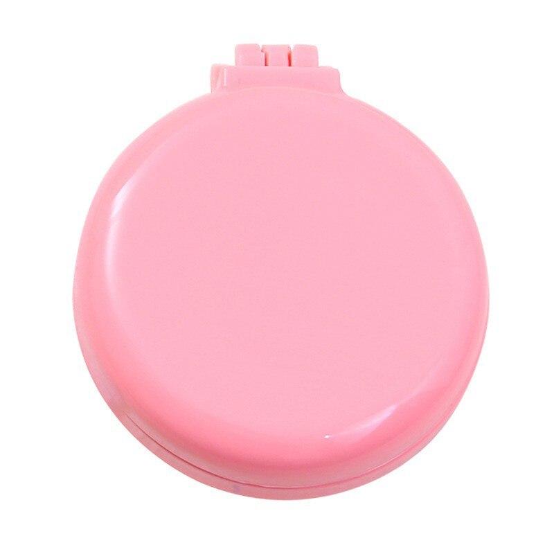 Pettine per capelli di piccole dimensioni con specchio pieghevole Pettine pieghevole per massaggio portatile da viaggio Spazzola per capelli per ragazza da donna con strumenti per lo styling a specchio