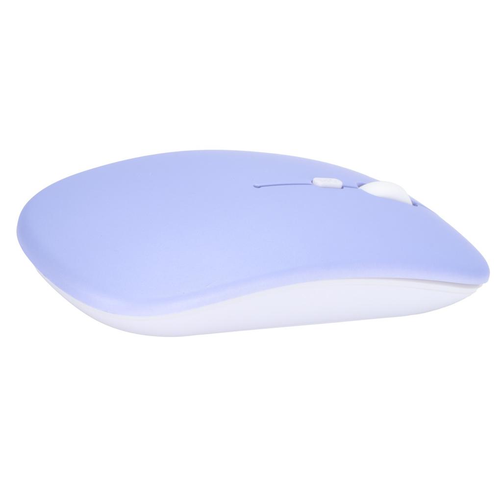 Wireless Mouse Mute Smart UltraThin Portable Gaming Office Computer Accessories(Purple )
