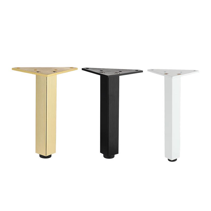 Adjustable Gold/Black Furniture Legs: Aluminum Alloy Support Feet for Bathroom Cabinets and Sofas