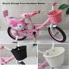 with Belt Kids Bike Basket 10 Styles Hand-Woven Sticker Bicycle Pouch  Bicycle Accessories