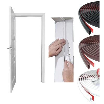 Flexible Quarter Round Molding Self Adhesive Rubber Trim Waterproof Seal for Wall Edge Corner & Staircase Cabinet Edge