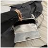 IELGY Large Bead Chain Diamond Underarm Bag Fashion Trendy One-Shoulder Cross-Body Portable