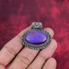 Purple Copper Turquoise Pendant, 925 Sterling Silver Pendant Jewelry, Gift For Women Handmade Pendant Gemstone Jewelry