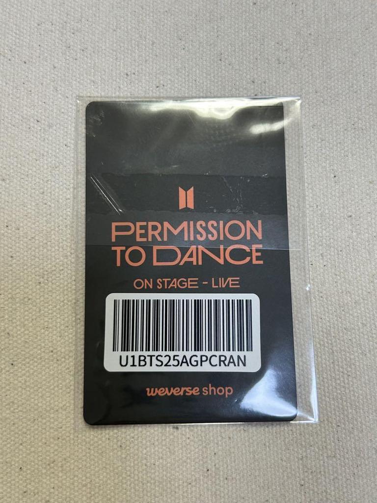 [USED] BTS PTD ON STAGE Global Pre-order Bonus Trading Card Yoongi