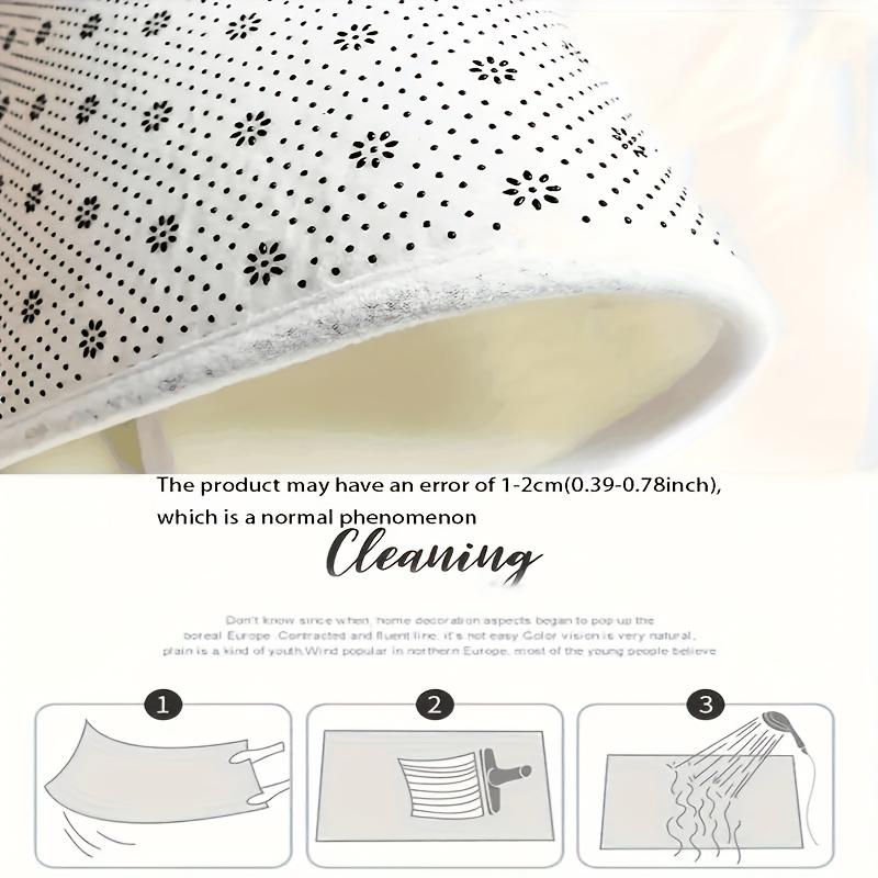 1pc Multi-colored Organic Shape Patterned Floor Mat, Polyester Fabric, Machine Washable, Suitable for Bedroom Living Room Décor