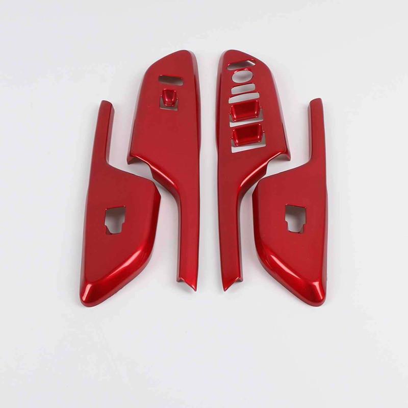 For Hon Da New Ci Vic 10th Gen 2016 2017 2018  LHD Car Interior Armrest Window Lift Switch Button Cover