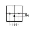 Panasonic LED bracket wall-mounted square type daylight white LGB81700LE1
