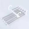 1PCS Folding Trouser Rack Multi-functional Household Multi-layer Trouser Hanger Traceless Trouser Rack Wardrobe Storage Shenqi