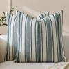 Federe Cuscino Decorativo Strisciate Texturizzate Stile Boho Farmhouse per Arredo Casa Soggiorno Letto