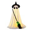 Light up Ghost Decorations Outdoor Standing Ghost Halloween Decor with Light Seasonal Holiday Party Spooky Decor for Indoor