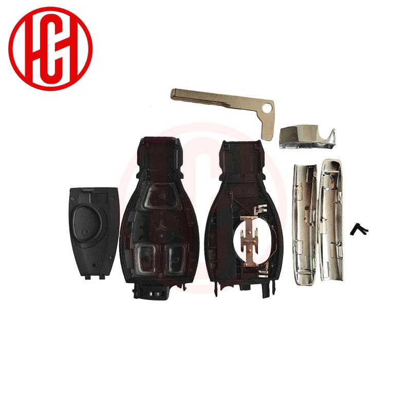 Key Shell Case for Mercedes Benz A B C E G W Class W203 W204 W205 W212 W221 Auto Replacement Key Car Key Fob Case Cover