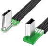 Multiple Length Option Right Angle To USB Charging Wire For Portable Devices Charging Cord Data Transfer