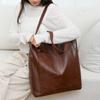 Women's Tote Bag Middle-Aged Soft Leather Large Capacity Shoulder Bag Underarm Bag