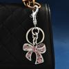 Style Silver Butterfly Pendant Bag Charm With Colorful Zircon And Charm Keychain For Summer Accessories
