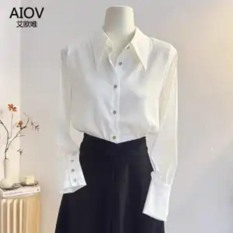 

Женская белая рубашка с маленьким заостренным воротником, весенняя новинка для работы, профессиональная, для собеседований, не мнется, с темпераментом S белый
