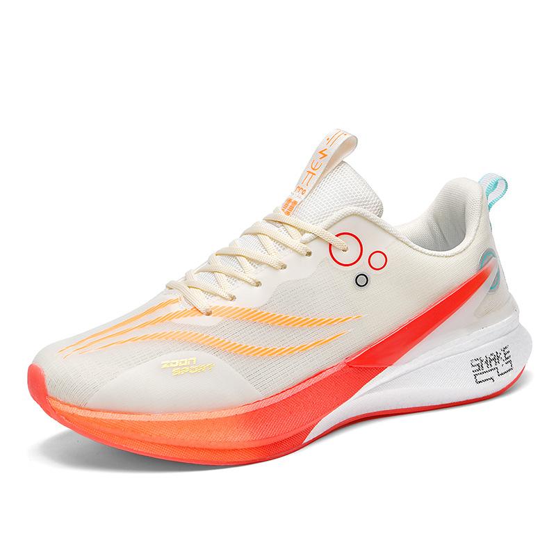 New Men's Shoes Red Rabbit 8 Popcorn Trend Casual Shoes Sneakers Couple Carbon Plate Running Shoes Large Size