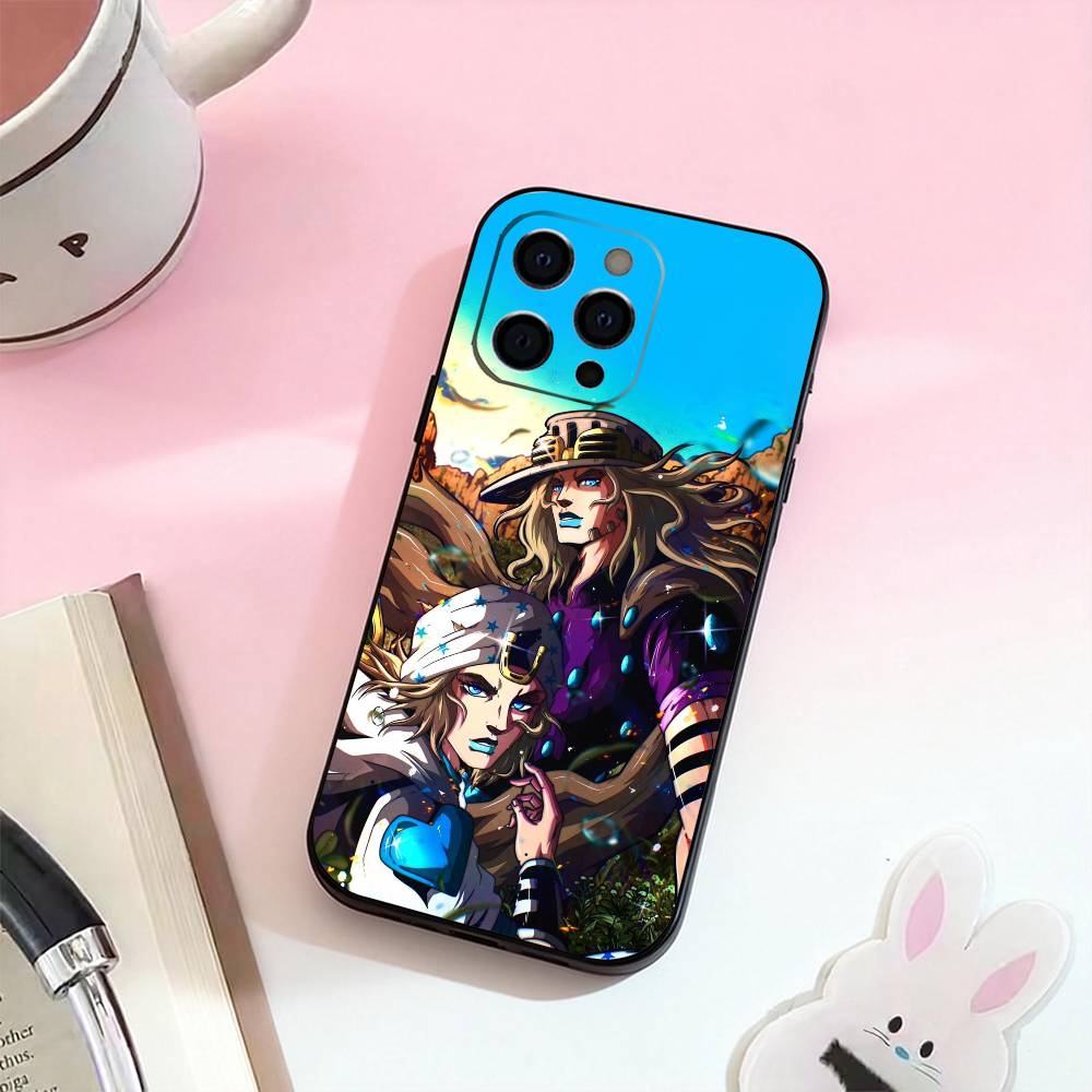 Johnny J-Joestar of the J-Jojo Phone Case For iPhone 17,16,15,14,13,12,11 Plus,Pro,Max,XS Silicone Soft Cover