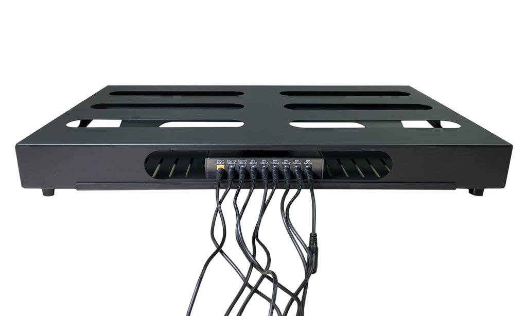 [2023 Improved Edition] GOKKO Guitar Effects BoardPedal Board, Durable and Heavy-Duty, with Built-in Power Supply Bracket, Lightweight, and Storage