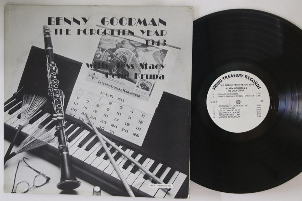 LP Record BENNY GOODMAN - Forgotten Year 1943 103 SWING TREASURY US Jazz Used