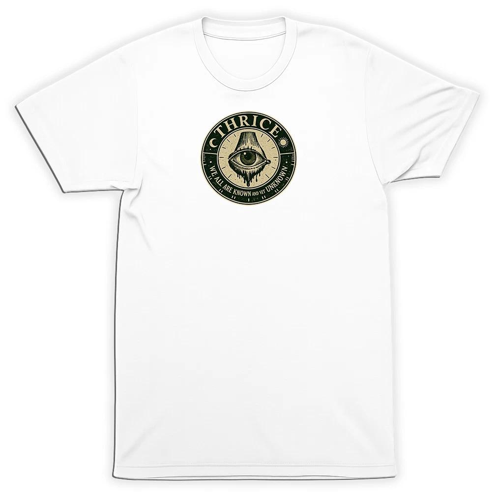 Thrice All-Seeing Eye Seal Symbol Post-Hardcore Band T-Shirt 2XL