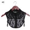 Classic Women Cotton Lace Fake Collar Vintage Detachable Clothes Accessories Lapel Blouse Top Shirt Collar False Collar DropShip