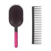 Douyin Anti-Static Fluffy Hair Cushion Comb Set: Girls' Massage & Air Cushion Comb, 2 Pieces.