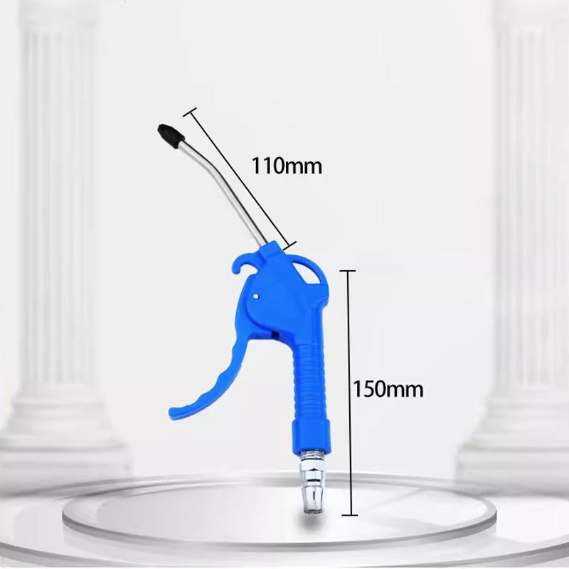 High Pressure Dust Blowing Gun Pneumatic Hardware Tool Dust Removal Gun Blowing Air Soot Blowing Gun Air Pump Extended Nozzles