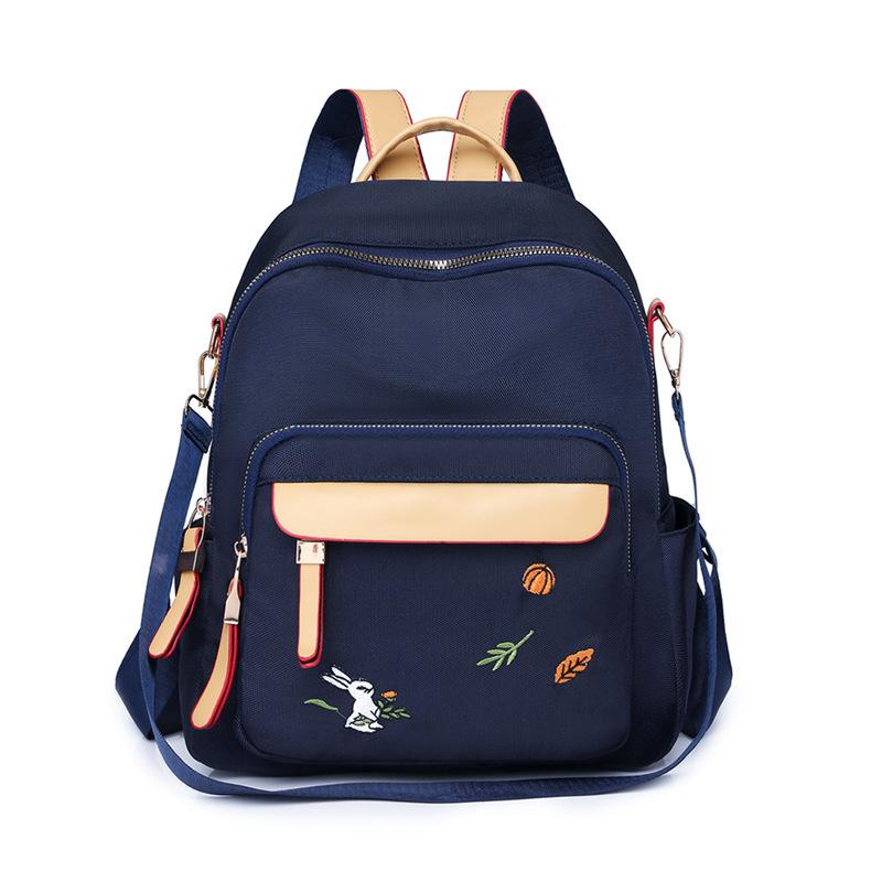 

Жіночий рюкзак Повсякденний простий великої місткості Багатоцільова жіноча сумка Модна легка дорожня сумка королівський синій колір